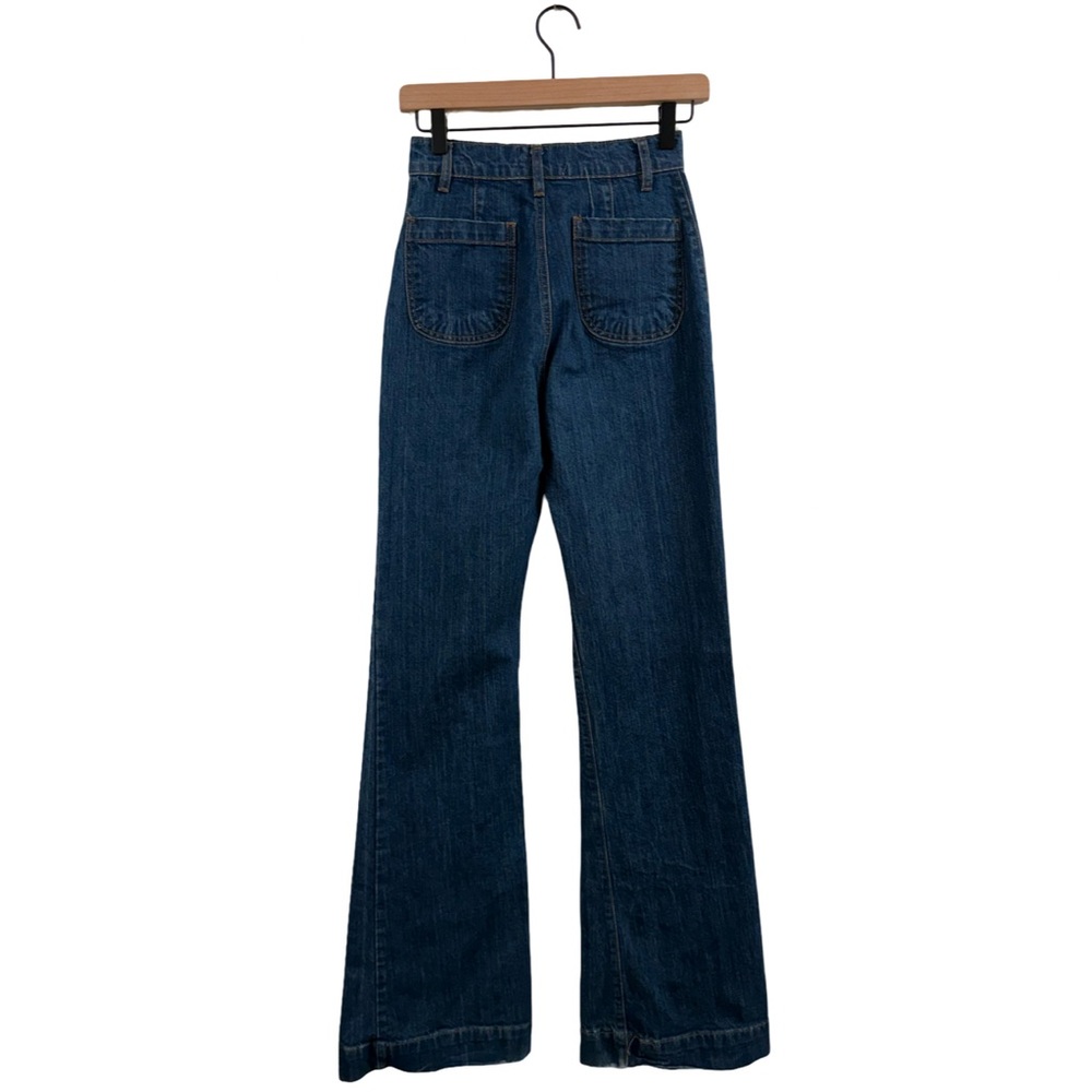 REVICE Dark Blue Flare Jeans - Picture 4 of 11